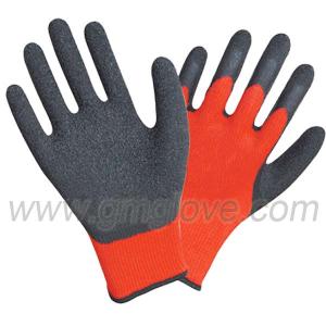 China Latex Palm & Thumb Dipped Hand Gloves, Cotton String supplier