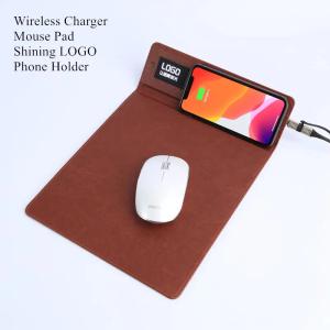 China 2 in 1 Multifunctional Wireless Charging Mouse Pad With Bracket supplier