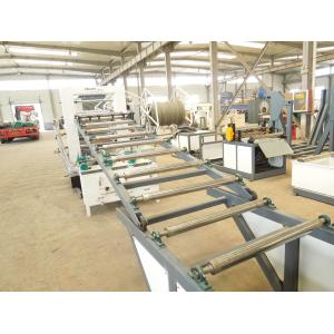 Three Roller Calender Plastic Sheet / Board Extrusion Line Heat & Cold Resistance