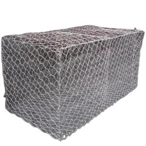 China Diseño más reciente Precio razonable Instalación fácil Caja de gavión galvanizado 2m x 1m x 1m Caja de gavión galvanizado estándar supplier