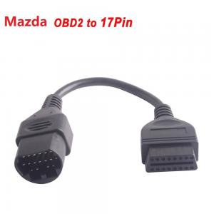 China Mazda 17Pin to 16Pin OBD2 Cable Connector OBDII Cable for Mazda 17pin Connect Adapter Connector Cable wholesale