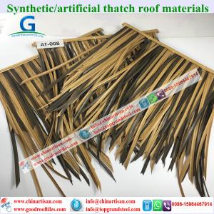 China wholesale plastic palm artificial synthetic palm thatch tiki hut palapa 12 wholesale