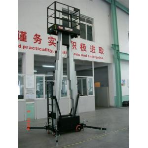 Single Mast Aerial Work Platform , 10 Meter Platform Hydraulic Lift Ladder