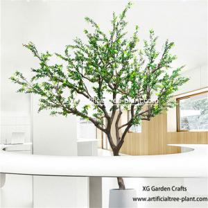 Berry Plant Pepper Artificial Evergreen Trees / Zanthoxylum Bungeanum Tree Hotel Decoration