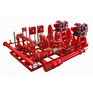 Diesel Engine Driven Vertical Turbine Fire Pump Skid Mounted Package