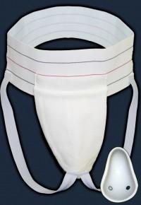 White Color Men ' S Athletic Supporter , Male Athletic Supporter With Flex