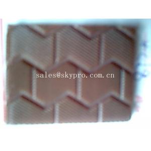 China High abrasion resistant natural rubber shoe sole sheet , embossed on bottom supplier