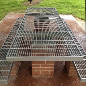 Welded GW-100 19-W-4 Spacing Heavy Duty Steel Grating Galvanized