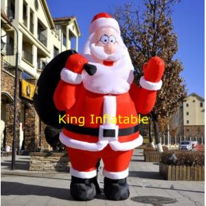 210D 2m  3m High Inflatable Santa Claus For Home Backyard