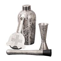 China Stag Style Stainless Steel Homeware Mixology Drink Cocktail Mixer Set on sale