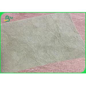 Brown Washable Kraft Liner Paper / Fabric Kraft Paper Sheets For Handbag