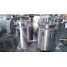 Gelatin Mixer 800L Stainless Mixing Tank Holding Tank With Platform Design