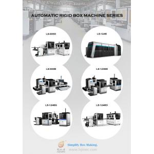 LS-1246G Semi-Automatic Multifunctional Rigid Box Machine For Hardcover cardboard Book Cover Making