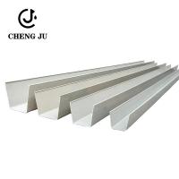 China Roofing Building Material Pvc Roof Rainwater Gutter Synthetic Plastic Rain Gutter on sale