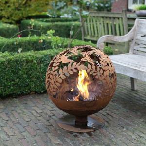 China Wood and Gas Steel Fire Pits outdoor round fire pit  classic decoration supplier