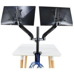 China OEM LCD Monitor Lift , Telescopic Multi - Function Alloy Dual-Screen Display Computer Stand Rotary Lifting Bracket supplier
