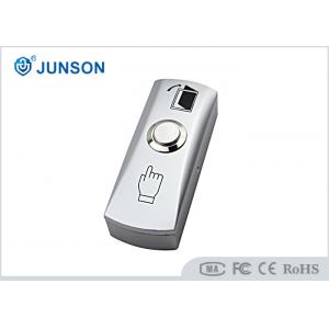China Zinc Alloy Small Door Exit Button With Back Box , No / Com Contact wholesale