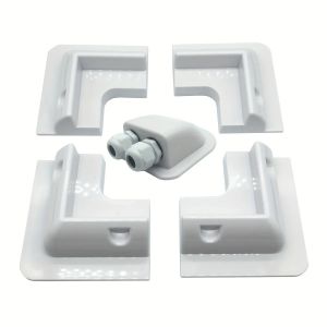 China ABS Brackets for Solar Panel Installation on Caravan Motor Home RV 7PCS White Black wholesale