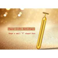 China Electric Permanent Makeup Accessories Gold Stick Face Rejuvenating Lifting Firming Stick Massager on sale