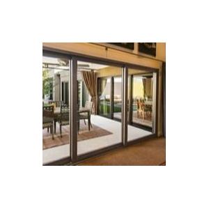 House Double Aluminum Sliding Glass Patio Doors Waterproof