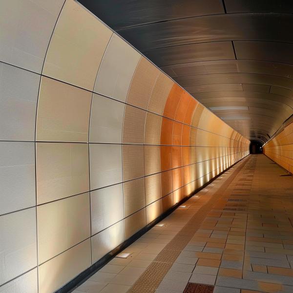 VE Panels UV Protective Glossy Vitreous Enamel Panel For Facade Design