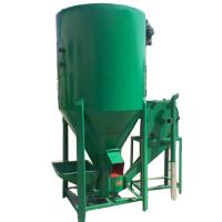 China 4kw Maize Grinding Hammer Mill Machine 90mm 500kg/ H Feed Mixer on sale