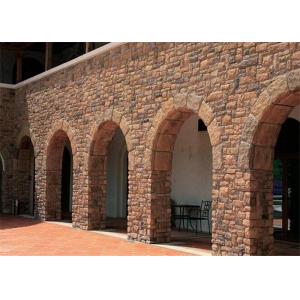 China Durable Faux Stone Wall Tiles , Faux Stone Veneer Exterior / Interior Wall Decoration supplier