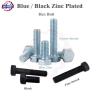 OEM/ODM Hex Head Bolts with Galvanized/HDG/Black/Blue Zinc Plated Finish and M8 M10 M12 Threads