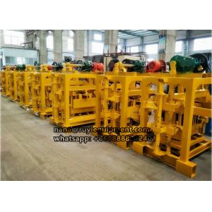 China semi-automatic concrete block machine for hollow blocks paving blocks supplier