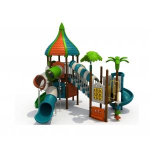 ODM Children Outdoor Water Park  Project Playground Equipment Tube Plastic Slide