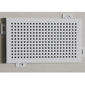 China Acoustical Aluminum Wall Panels / Commercial Perforated Metal Ceiling Panel Tiles supplier
