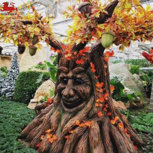 China Large Garden Animatronic Plant Sculpture Decoration Park Talking Tree For Sale supplier