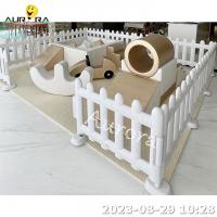 China Pastel Soft Play Equipment Set Preschool center soft play foam mat ball pit kids on sale