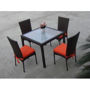 Rattan Garden Dining Sets , Wicker Outdoor Furniture Dining Sets