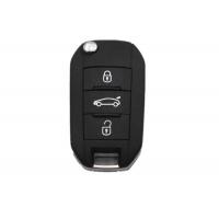 China Original Peugeot Flip Remote Key Fob 3 Button 433MHz ID46 Chip For Peugeot 508 on sale