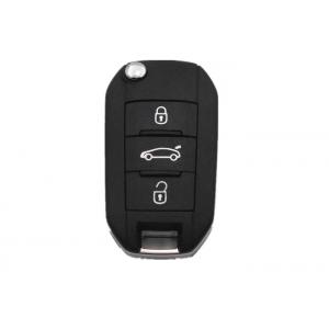 Original Peugeot Flip Remote Key Fob 3 Button 433MHz ID46 Chip For Peugeot 508