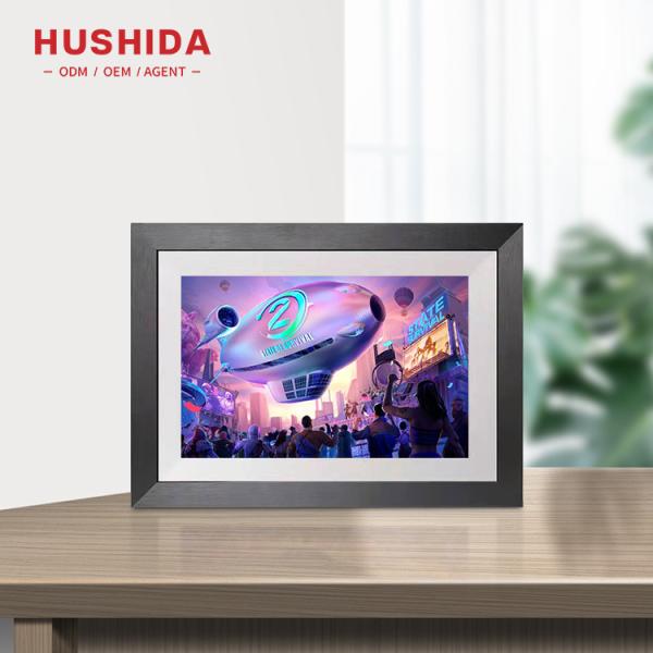 quadro digital cripto do nft da foto da visualização ótica do lcd do quadro da arte da carteira de um wifi de 10,1 polegadas