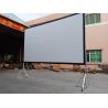 China 220" 16 By 9ft Front And Rear Fast Fold Projector Screen With Full Dress Kit For Outdoor Projection wholesale