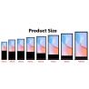 China Ultra thin 69.3 inch screen LCD display, Android and Windows operating system, retail and information kiosk digital signage wholesale