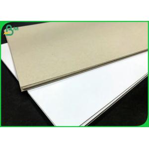 100% Recycled White Top Duplex Board Gray Back 230GSM Jumbo Roll Or Sheet
