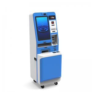 China Hotel Smart Self Payment Kiosk 21 Inch Desktop Hotel Self Check In Machine supplier