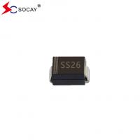 China SOCAY 60VRRM Schottky Diode SS26B Surface Mount Schottky Barrier Rectifiers on sale