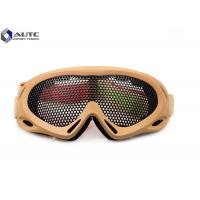 China Strechable Tactical Military Goggles , Tactical Shooting Glasses Air Ventilation on sale