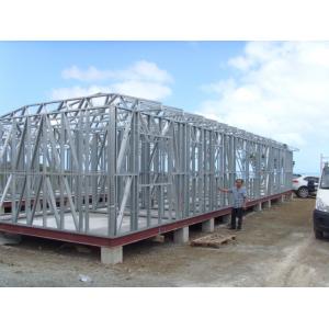 China Prefabricated Light Steel Frame Houses / Hurricane Resistant Prefab House supplier