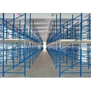 China Powder coated Metal Warehouse Storage Racks / garage storage shelves supplier