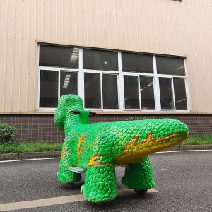 China Realistic Animatronic Movements Electric Ride On Dinosaur With Multiple Control Modes wholesale