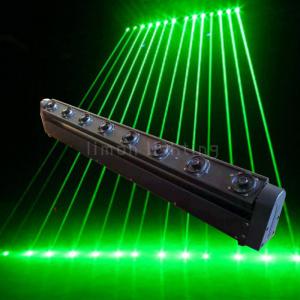 China Moving Head 8 Eyes Single Green DJ Club Disco Laser Bar Lights supplier