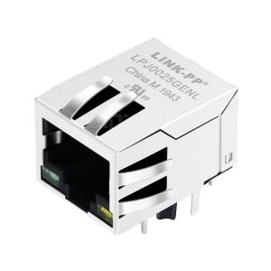 China X Multiple XRJG-01J-A-E11-410 Compatible LINK-PP LPJ0025GENL 10/100 Base-T Tab vers le bas vert/jaune Led 1x1 Port Lan Jack RJ45 Connexion supplier