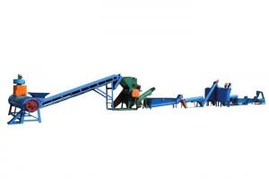 China Waste Recycling Plastic Crusher Machine PET Bottle Cleaning With Strong Power on sale 