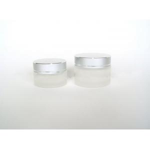 China Custom White Empty Glass Cream Jars and Bottle 20G 50G with WT Cap supplier